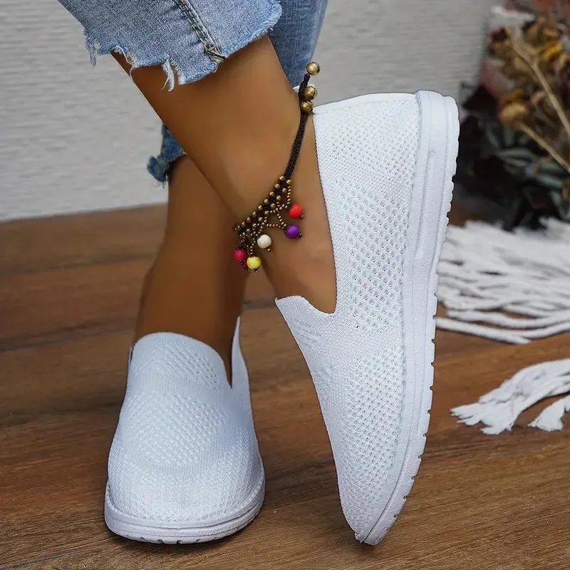 Ademende gympen van mesh Casual slip-on