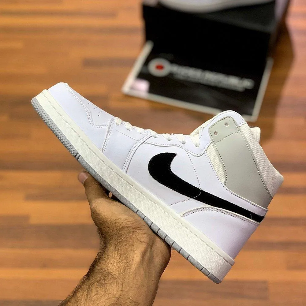 AJ-1 High Yin Yang - Black & White Design