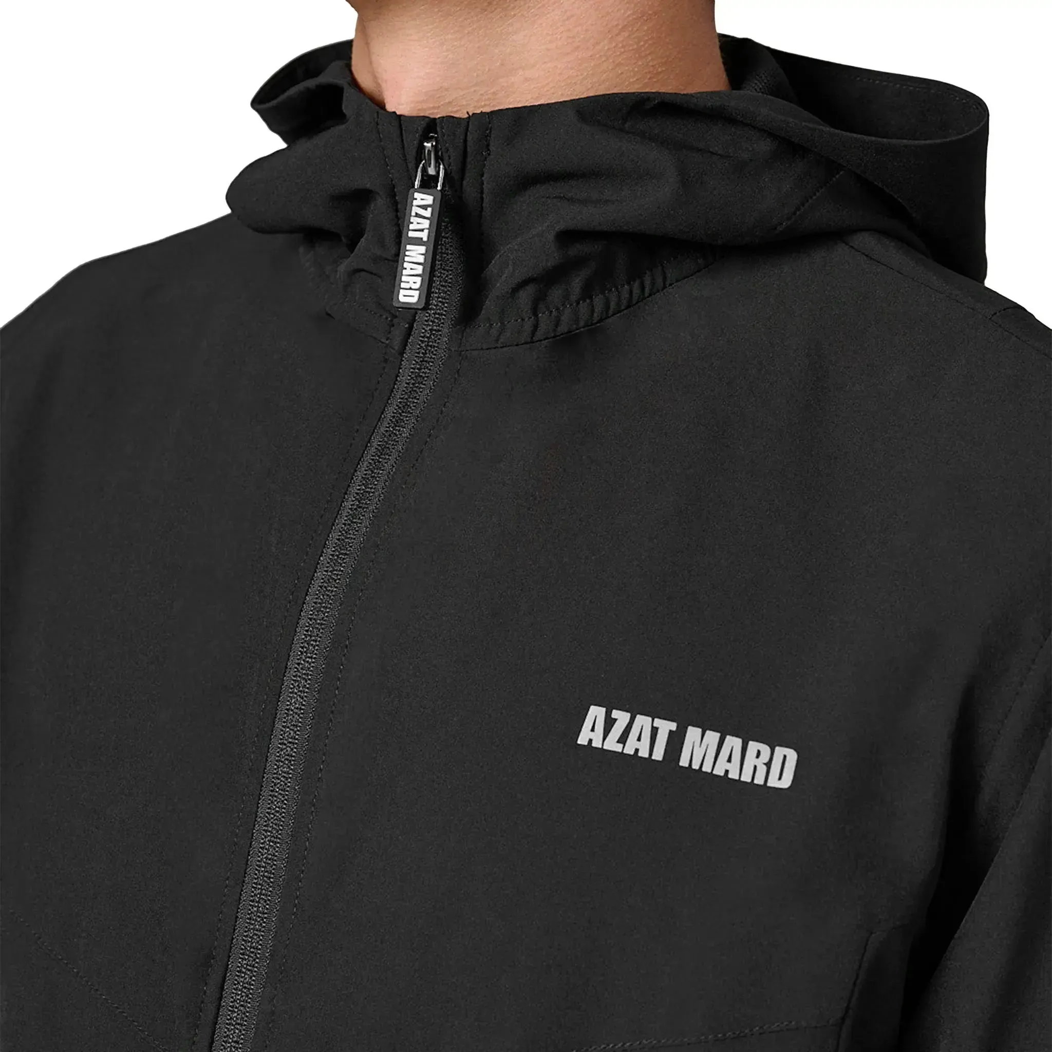 Azat Mard Activewear Windbreaker Black