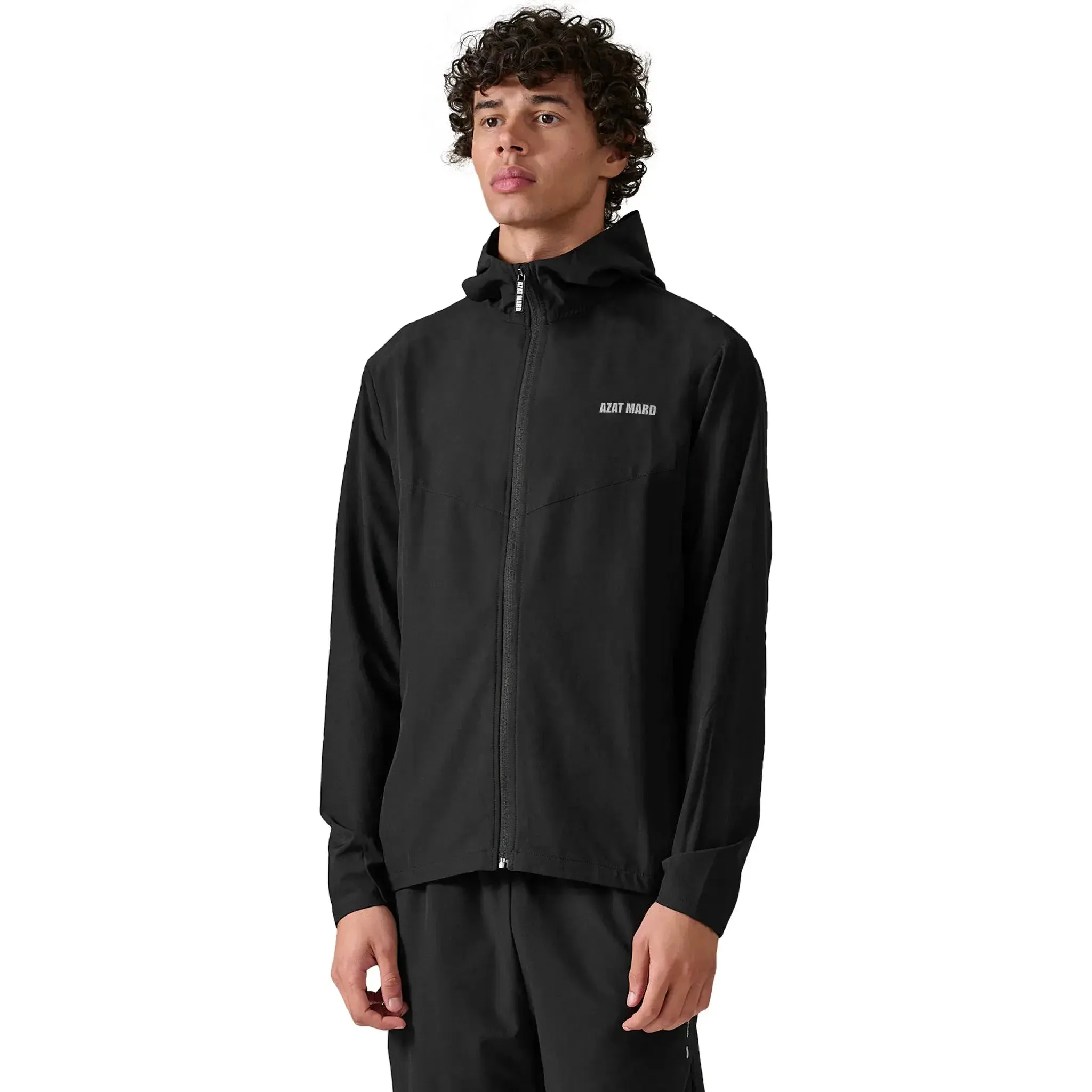 Azat Mard Activewear Windbreaker Black