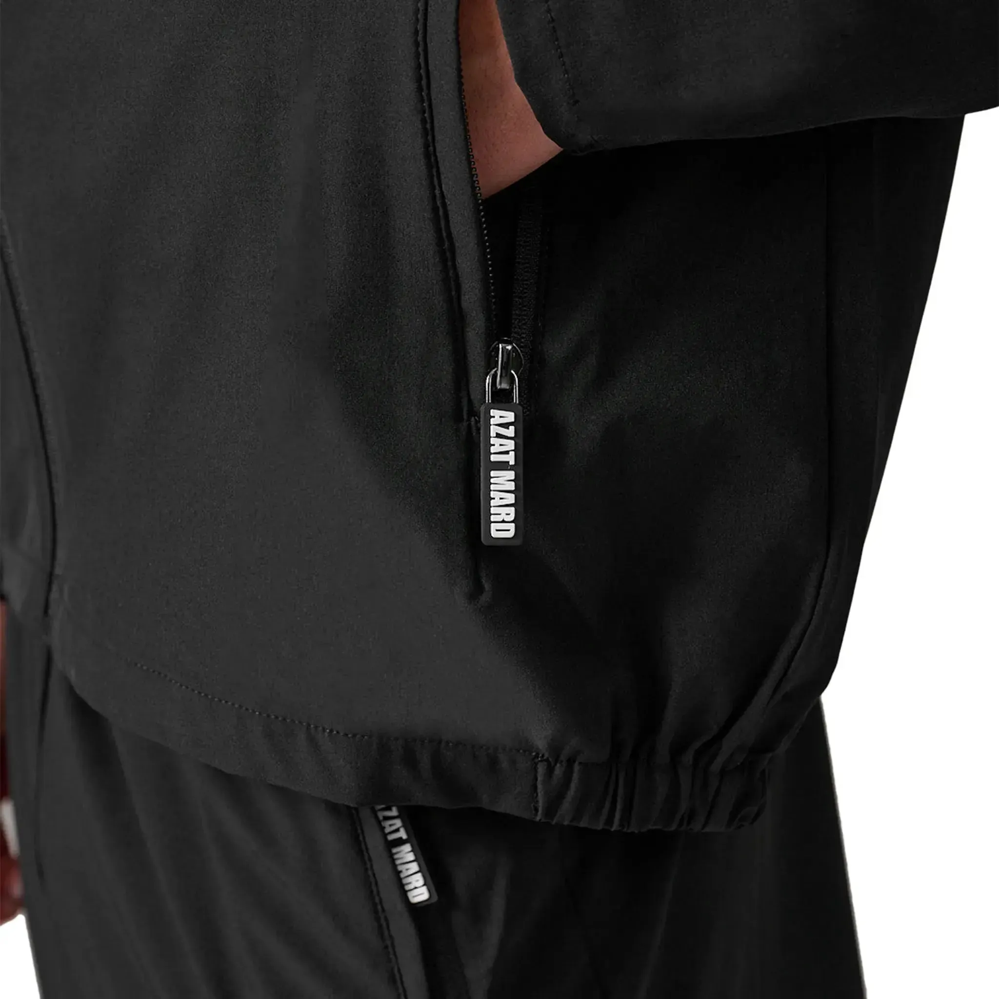 Azat Mard Activewear Windbreaker Black