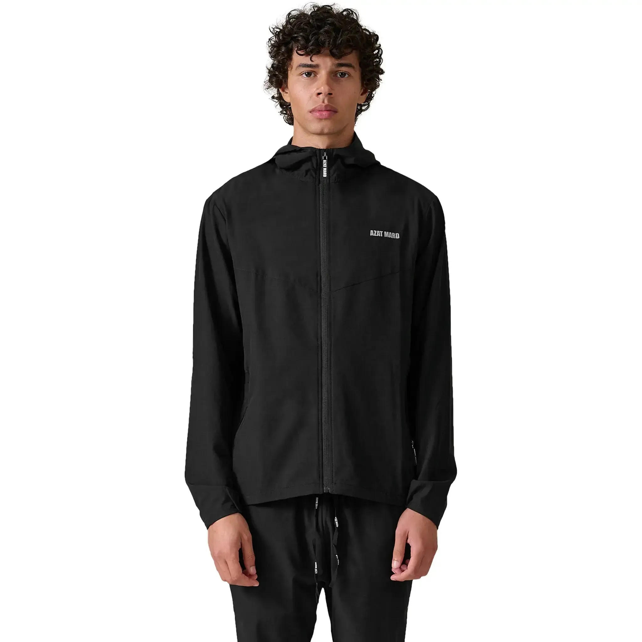 Azat Mard Activewear Windbreaker Black