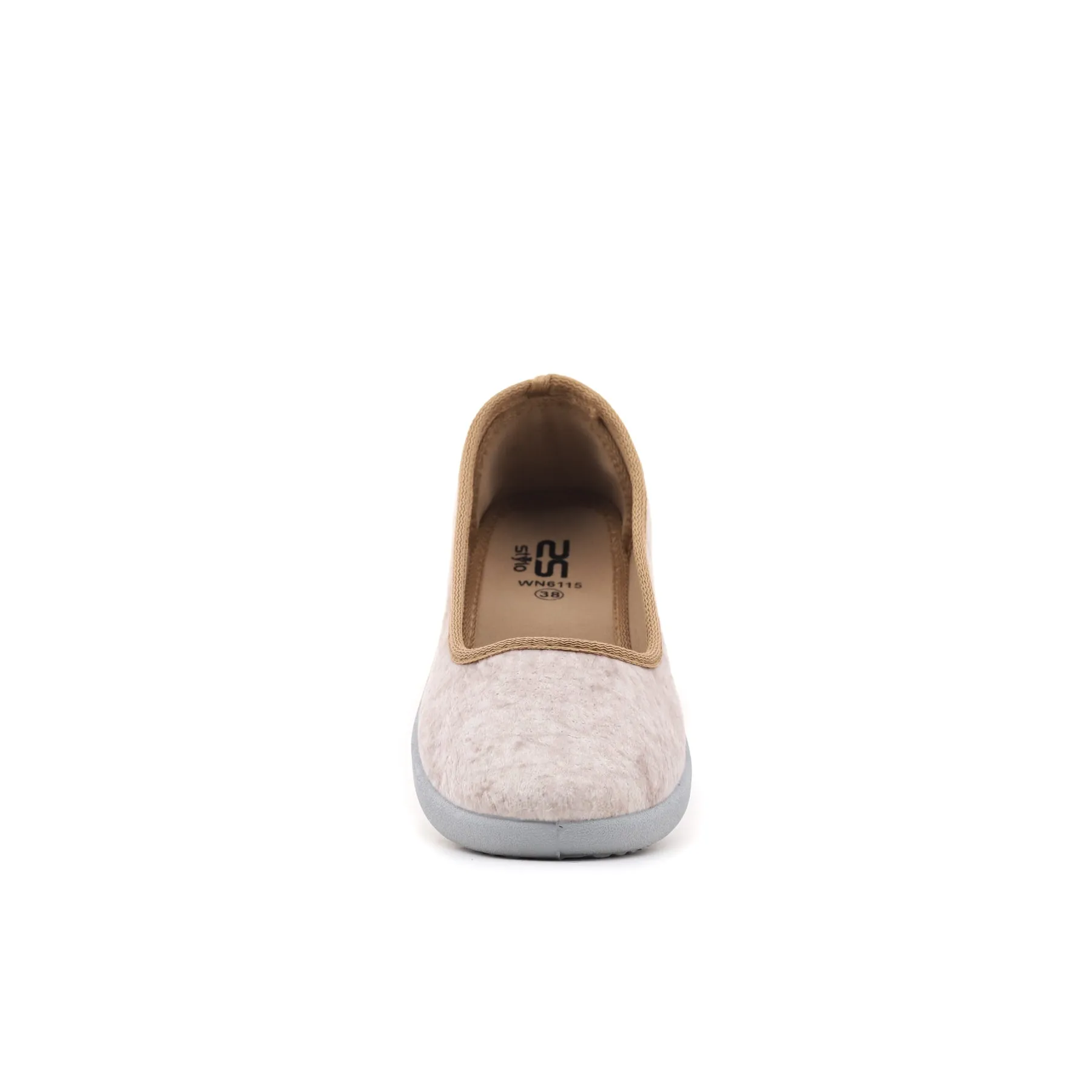 Beige Casual Slip On WN6115
