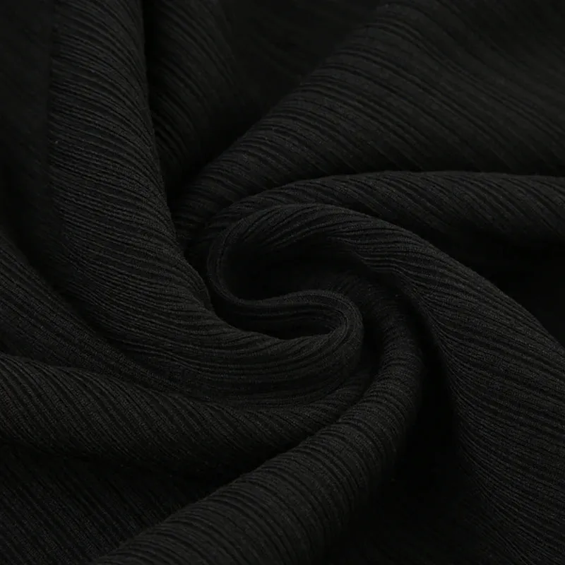 Black Flare Sleeve Knit Top