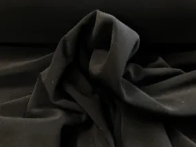 Black ITY 95% Polyester 5% Spandex Knit    1/4 Meter price