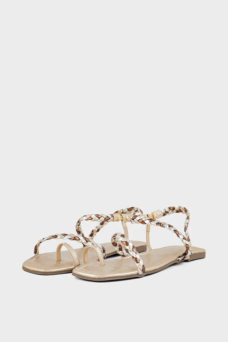 Casual Sandal I10049-Golden