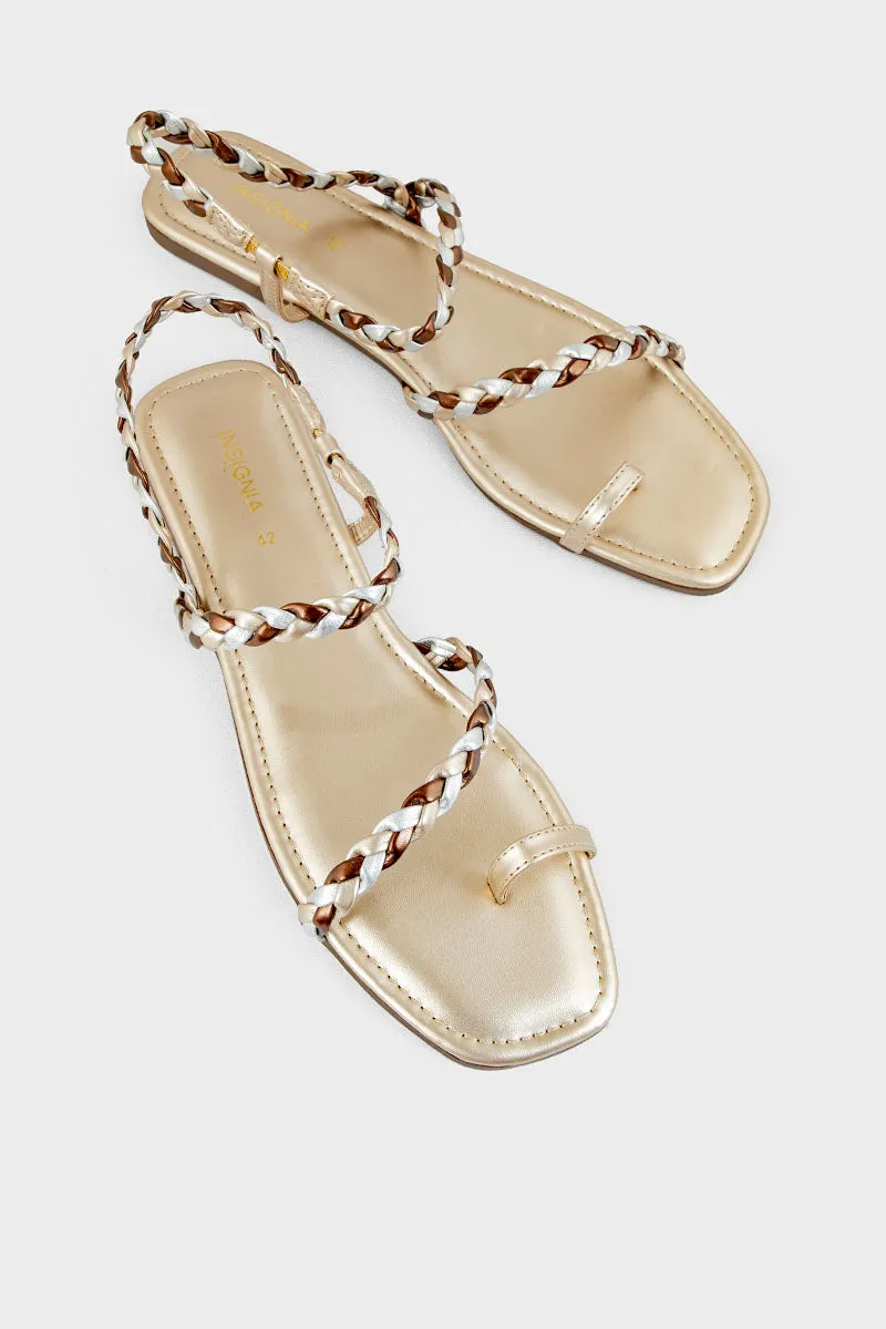 Casual Sandal I10049-Golden