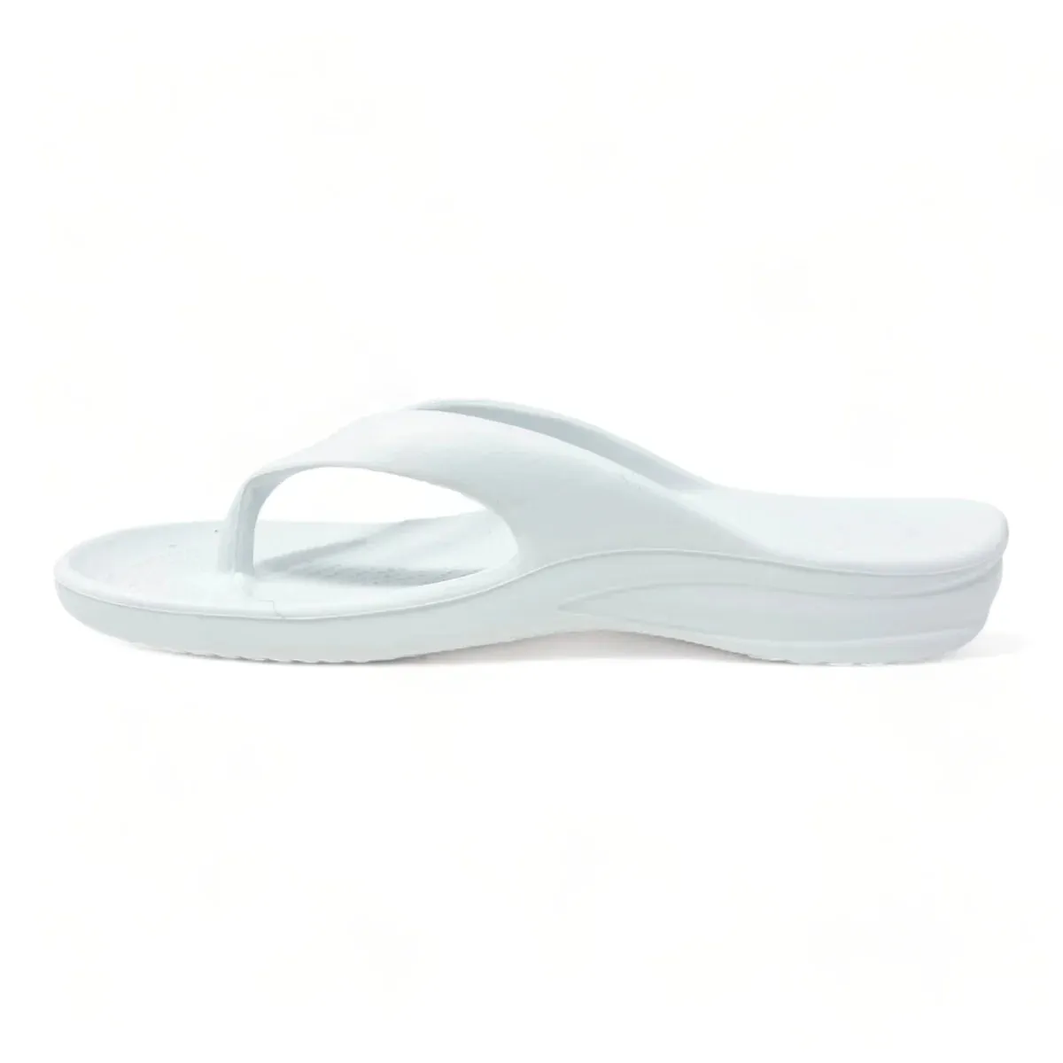 DAWGS Women's White Flip Flops