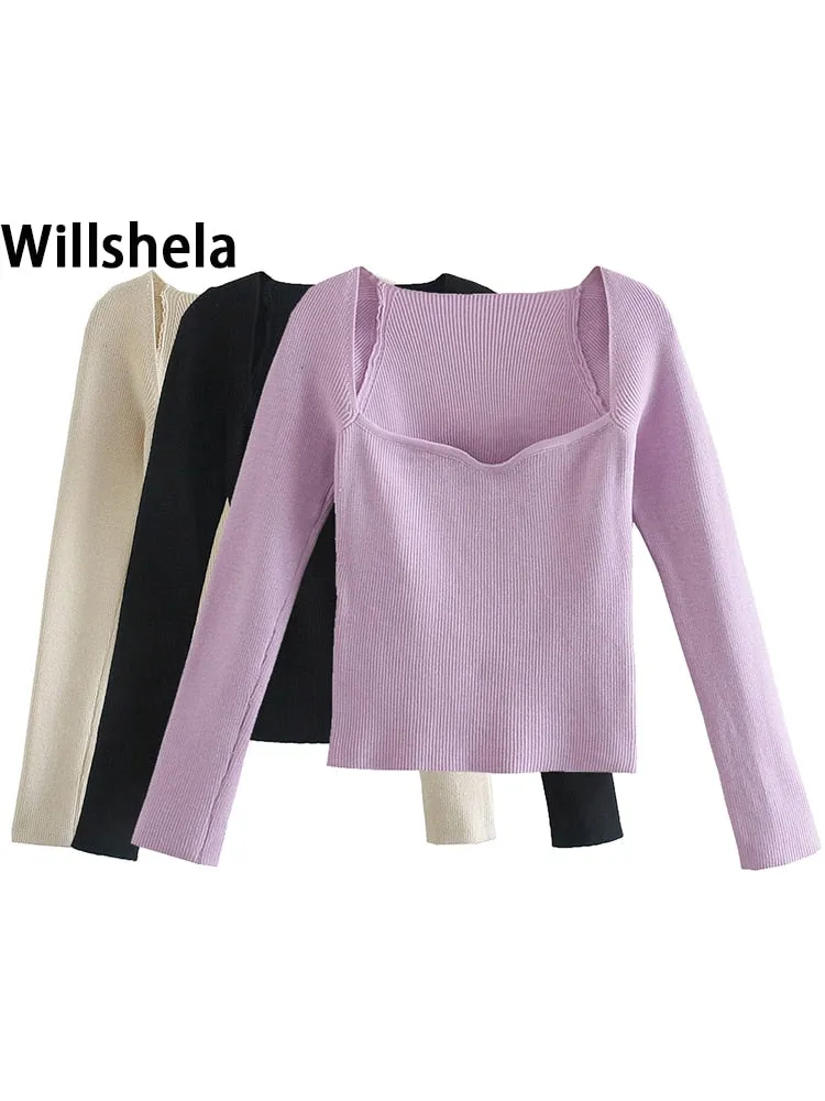 Fit Knit Long Sleeve Sweater