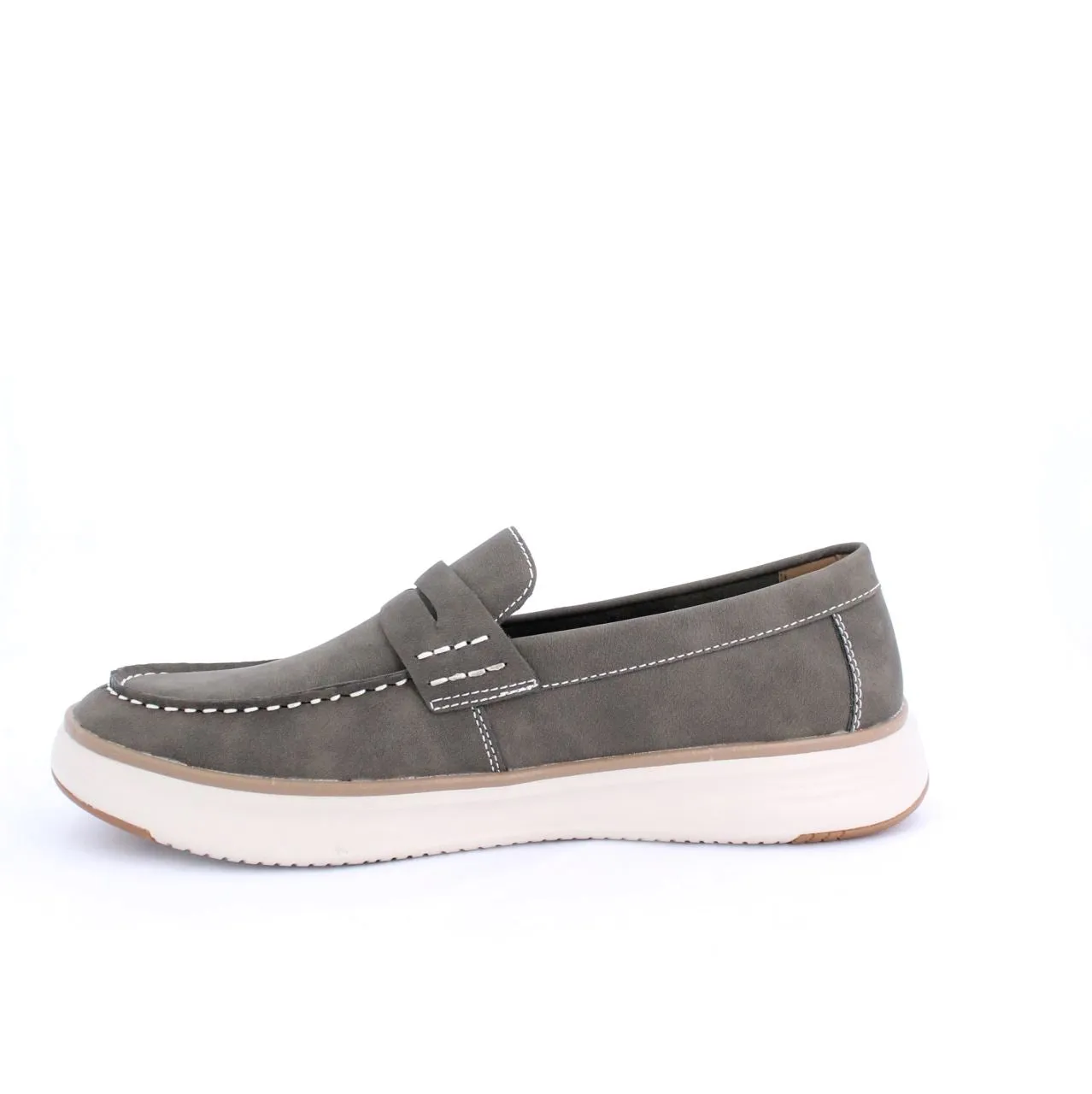 GIBSON MENS LOAFERS-GREY