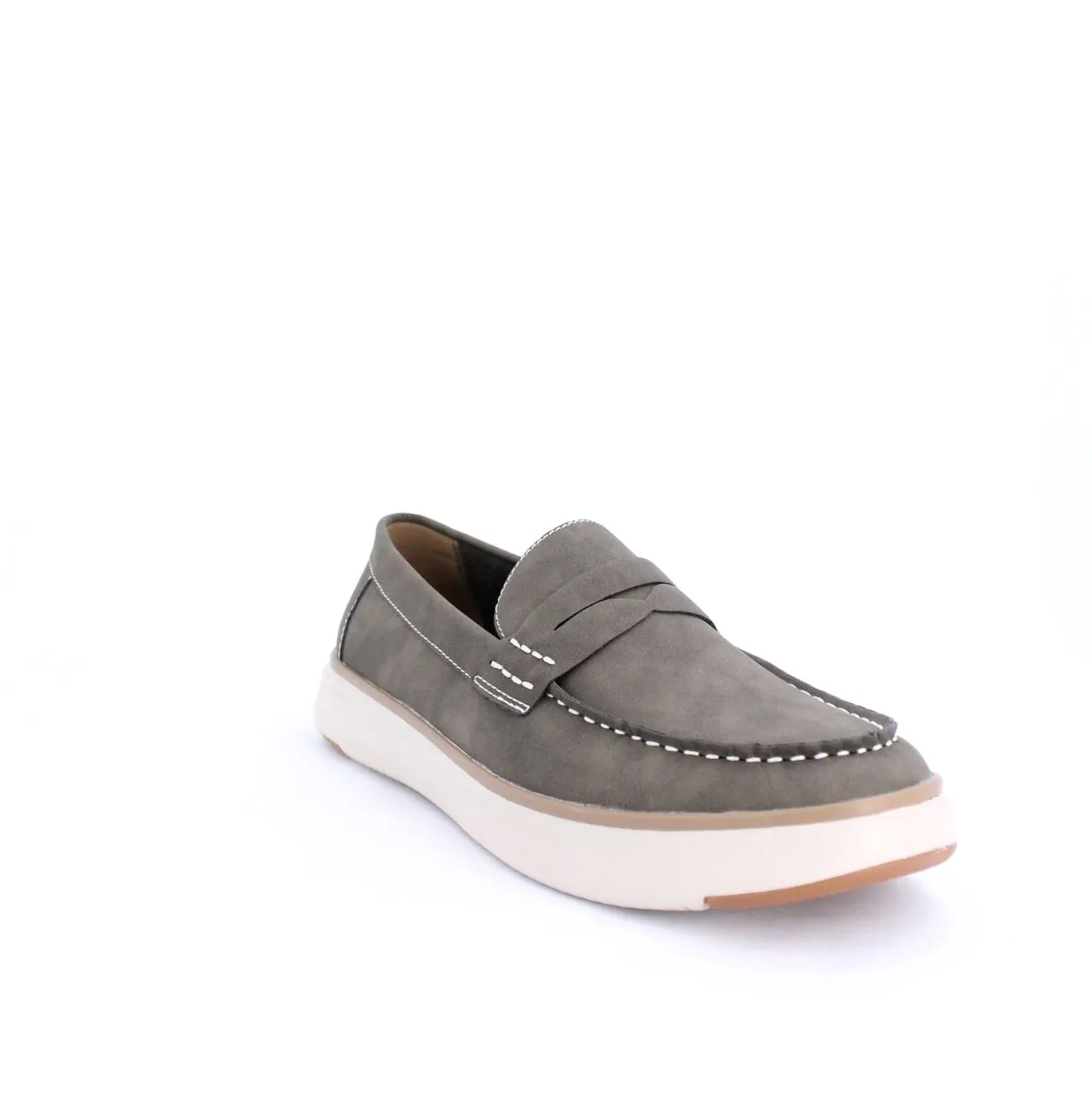 GIBSON MENS LOAFERS-GREY