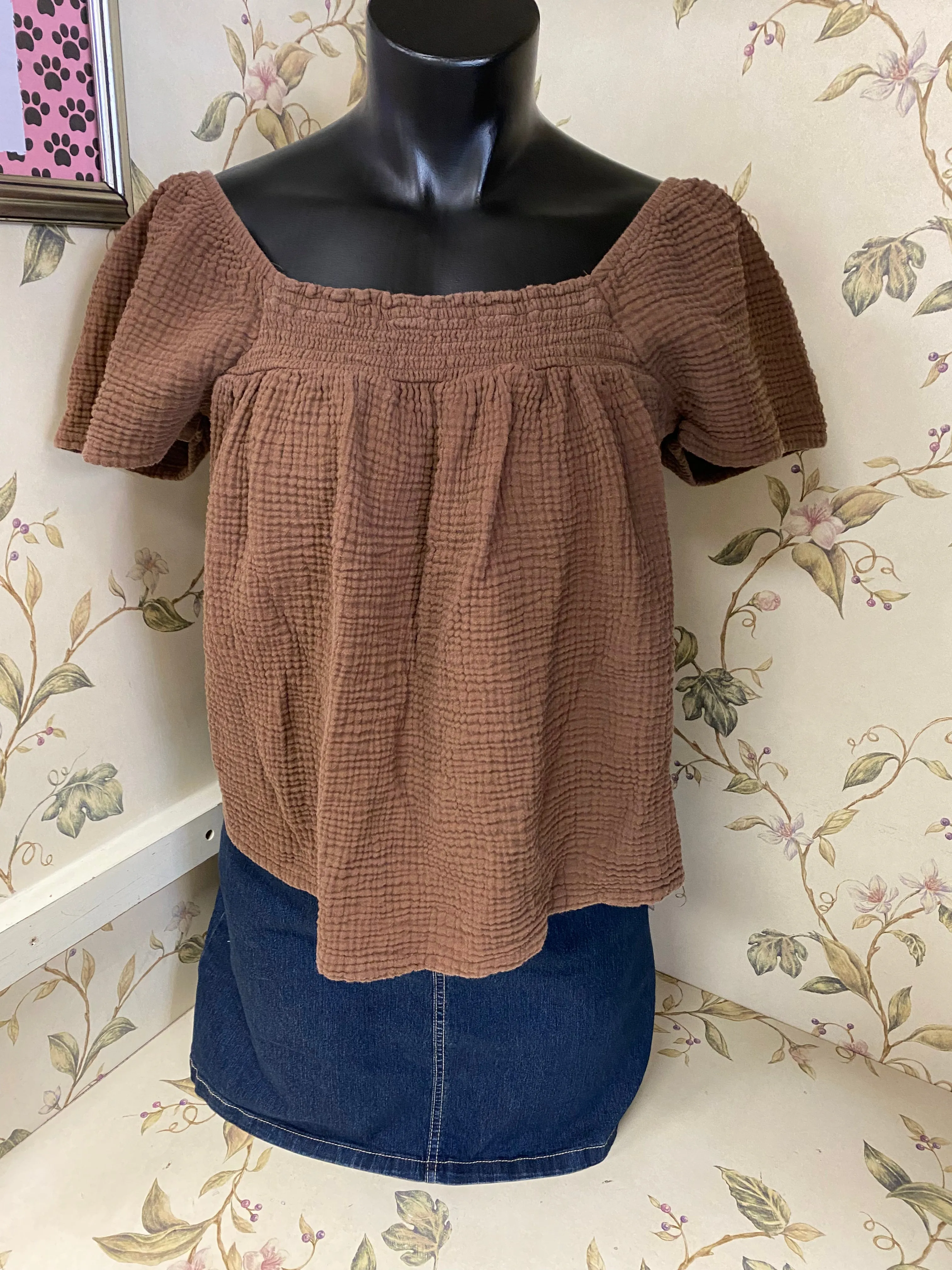Joyspun Brown Tops, medium