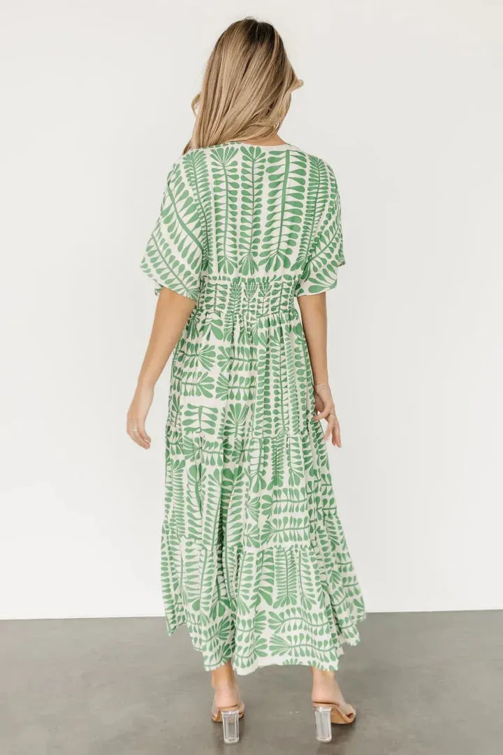 Kimono Stripe Short Sleeve Dress