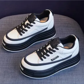 Leather Platform Sneakers - Dorothy