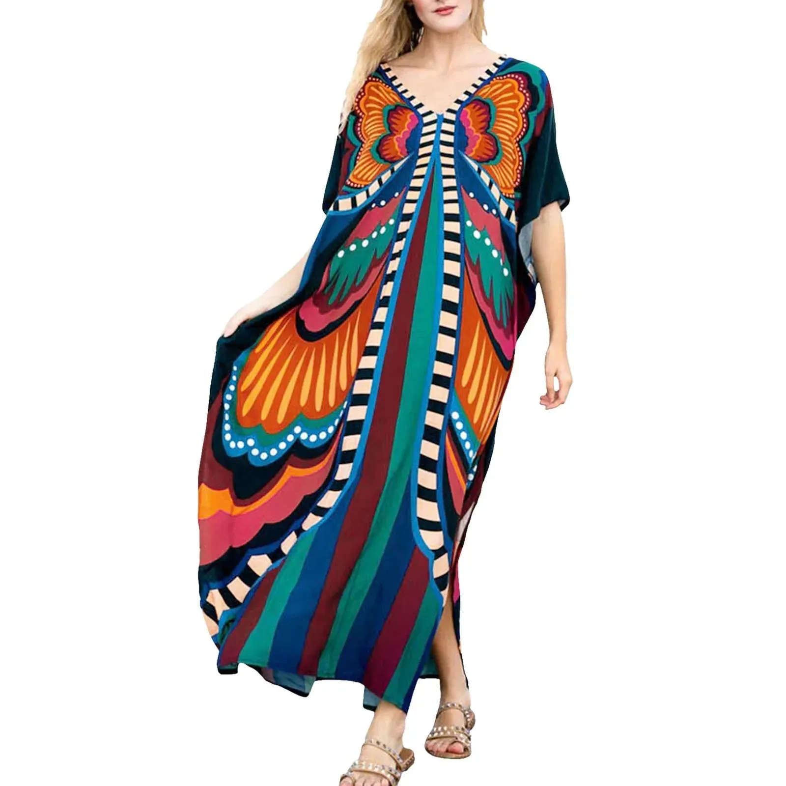 Lenora - Comfortable Casual Kaftan Dress for Women