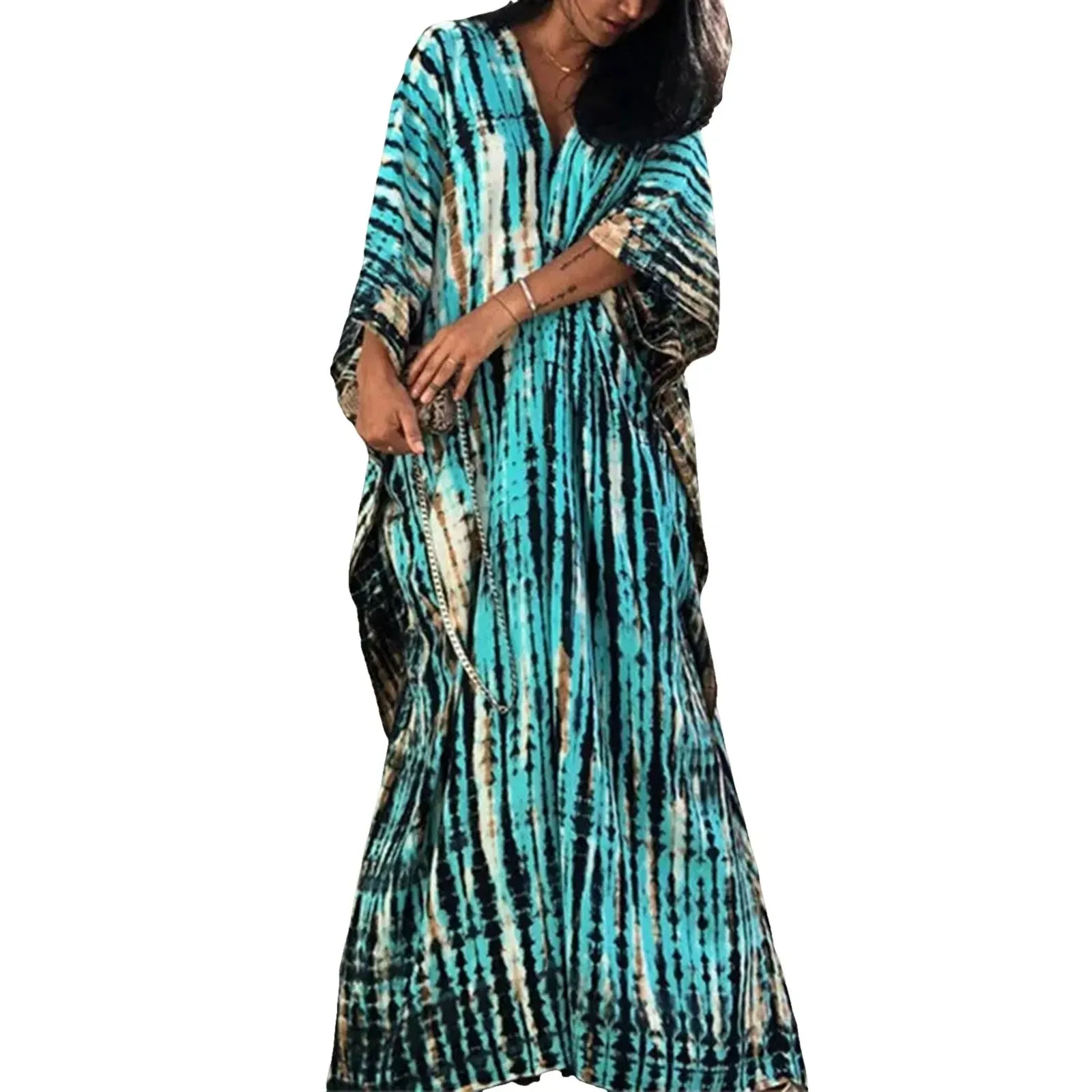 Lenora - Comfortable Casual Kaftan Dress for Women