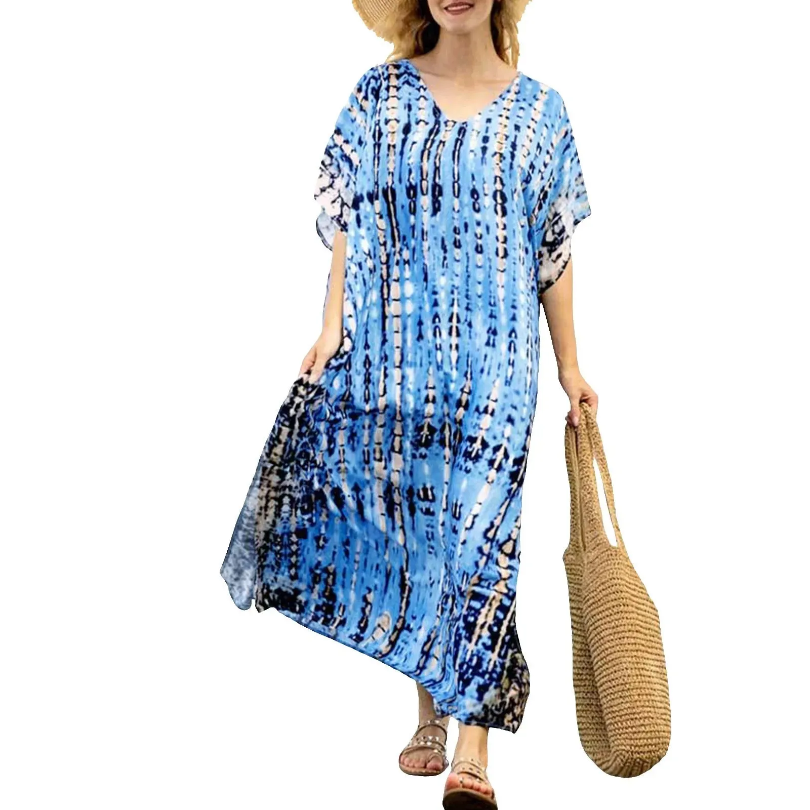 Lenora - Comfortable Casual Kaftan Dress for Women