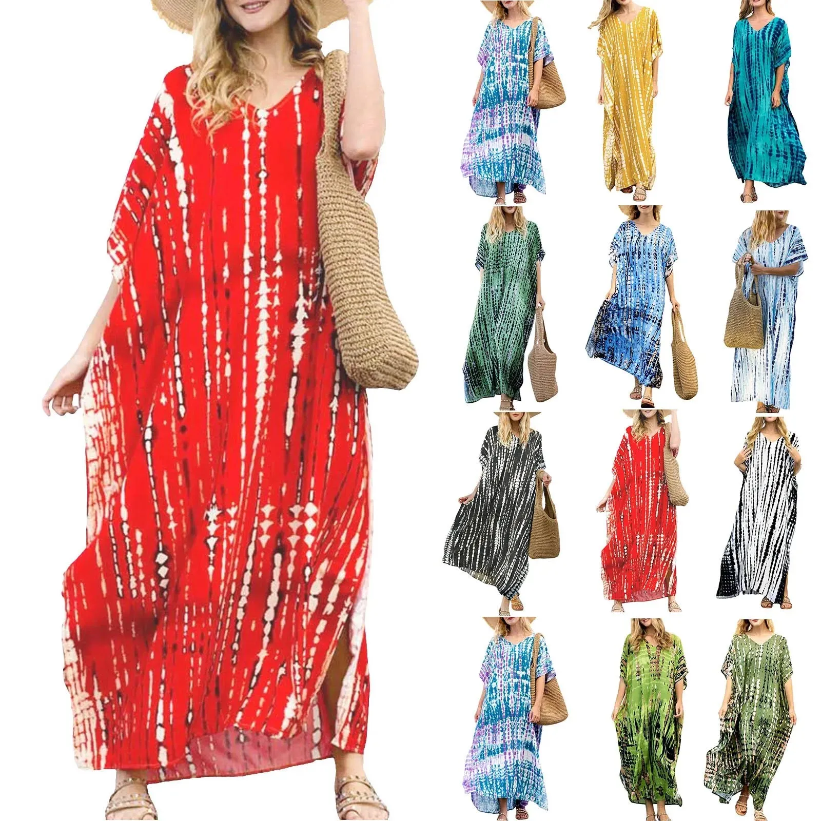 Lenora - Comfortable Casual Kaftan Dress for Women