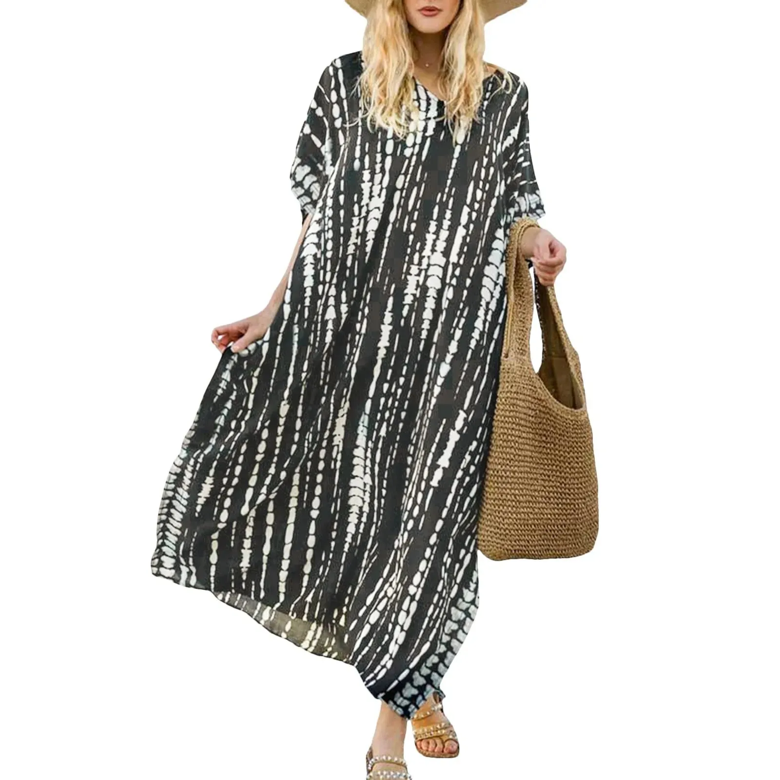 Lenora - Comfortable Casual Kaftan Dress for Women