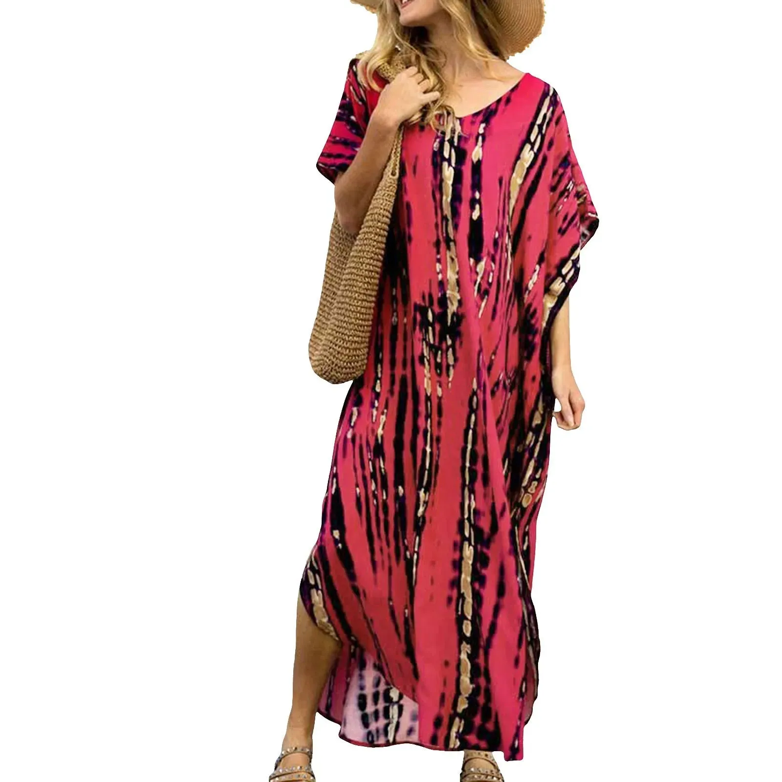 Lenora - Comfortable Casual Kaftan Dress for Women