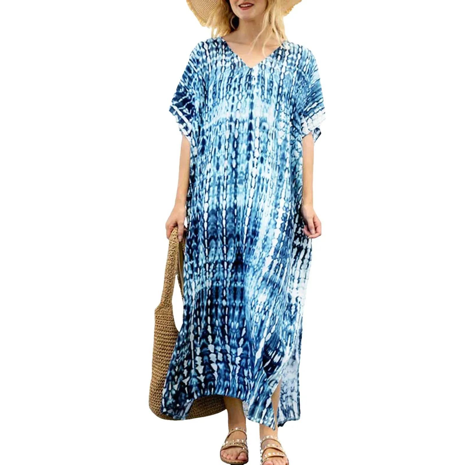 Lenora - Comfortable Casual Kaftan Dress for Women