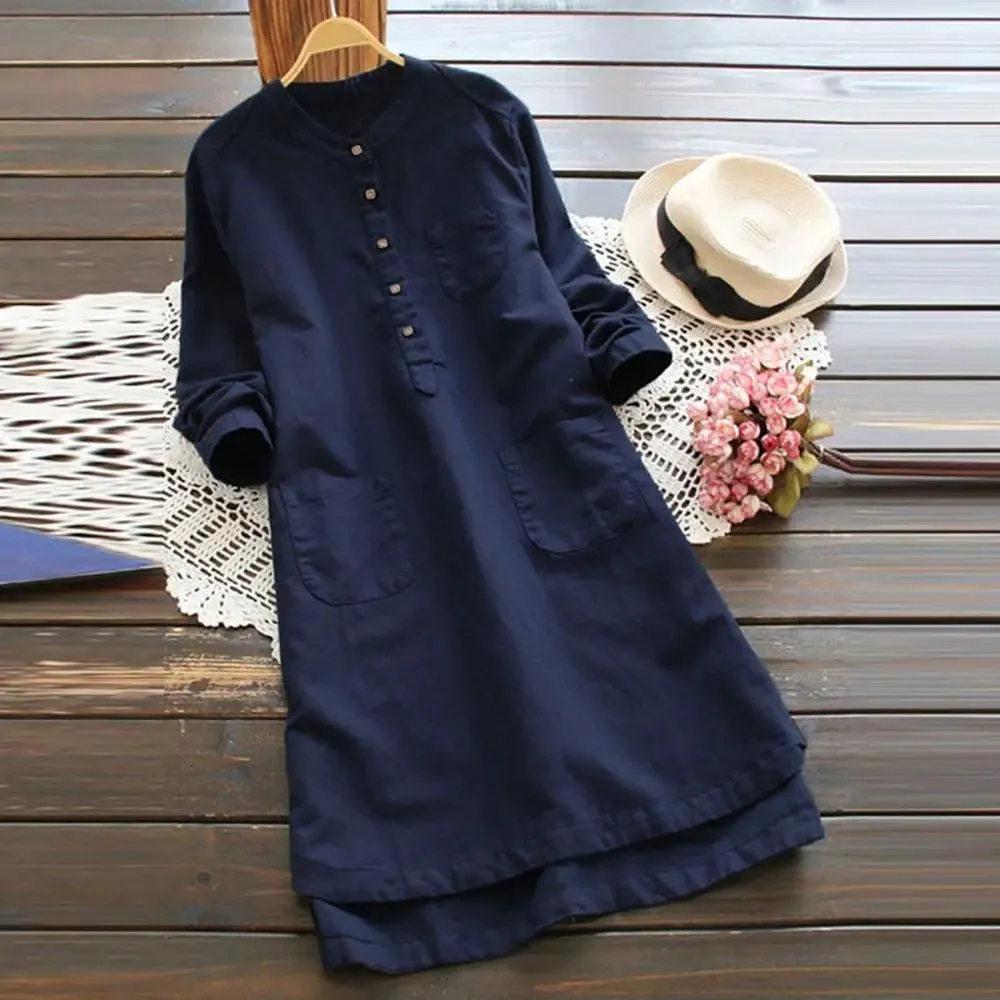 Lightweight Dress for women With Sleeves, breathable fabric