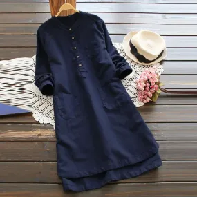 Lightweight Dress for women With Sleeves, breathable fabric