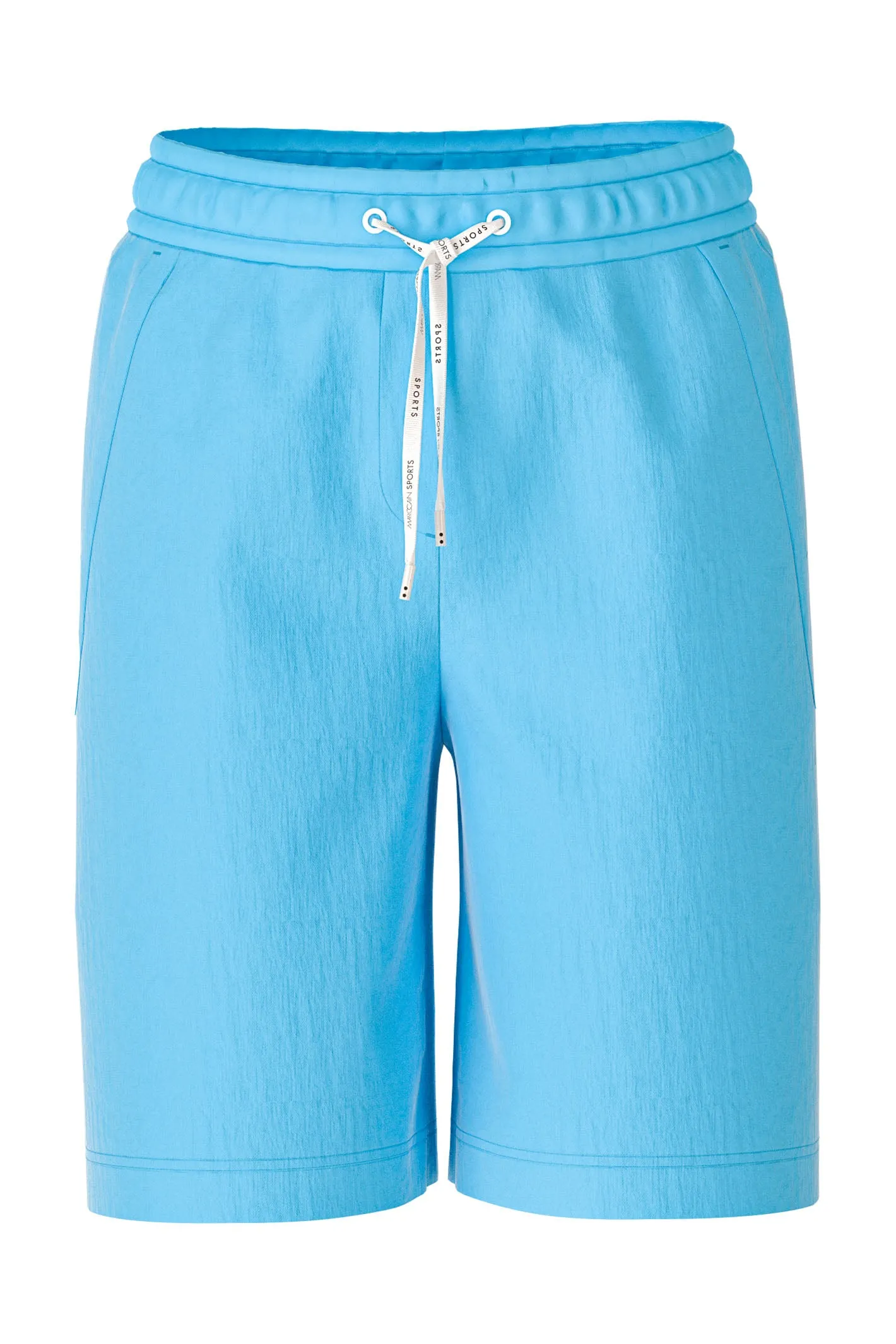 Marc Cain Sports WS 83.02 W03 339 Turquoise Blue Drawstring Shorts
