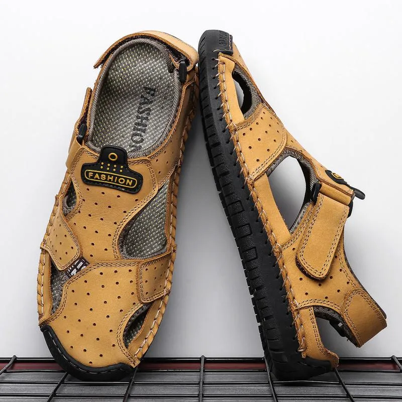 Men's Summer Casual Genuine Leather Sandals