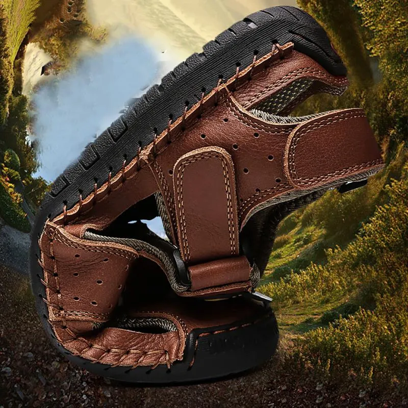 Men's Summer Casual Genuine Leather Sandals
