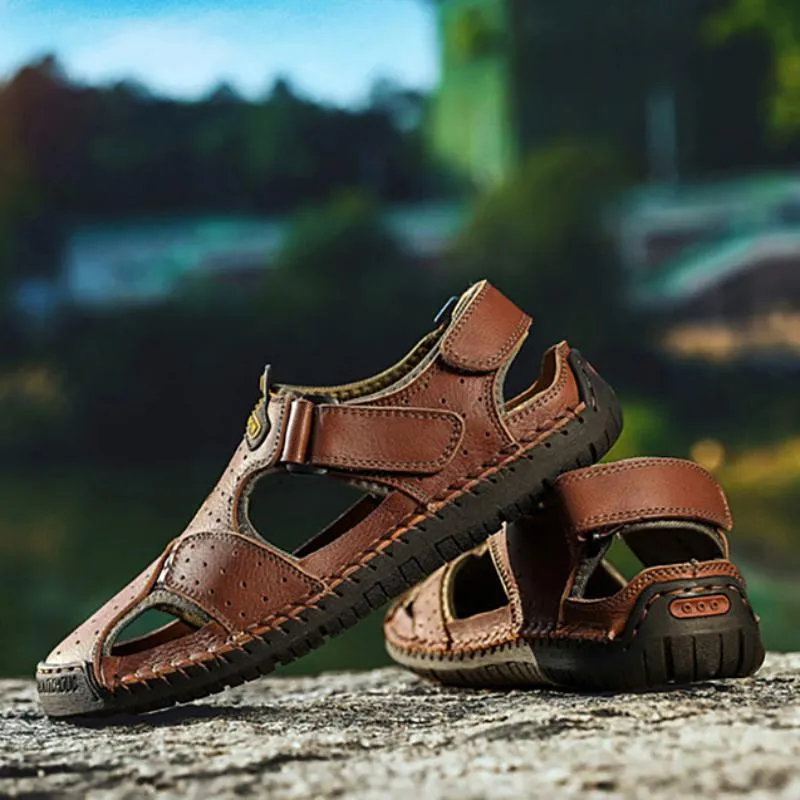 Men's Summer Casual Genuine Leather Sandals