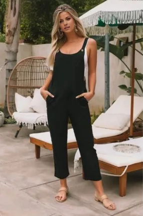 Midnight Chic Overalls