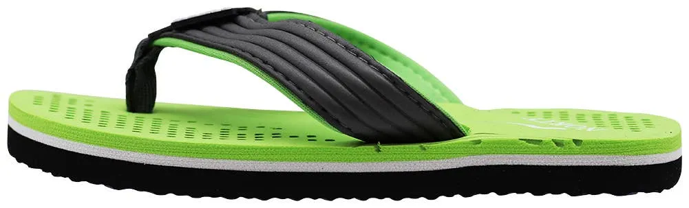 Norty Boys 11-4 Lime Grey Sandals 19109