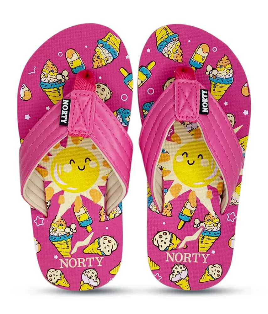 Norty GIRL'S 11-4 SANDAL ICE CREAM FUCHSIA