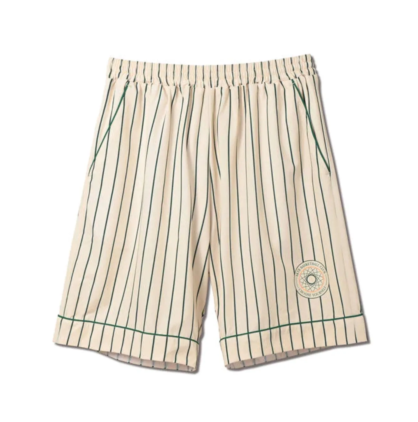 RETRO-CHIC PIPING STRIPE SHORTS