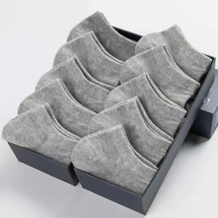 Short Ankle Solid Color Breathable Socks