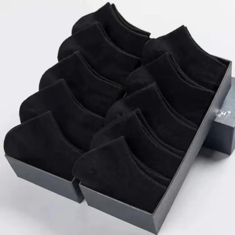 Short Ankle Solid Color Breathable Socks