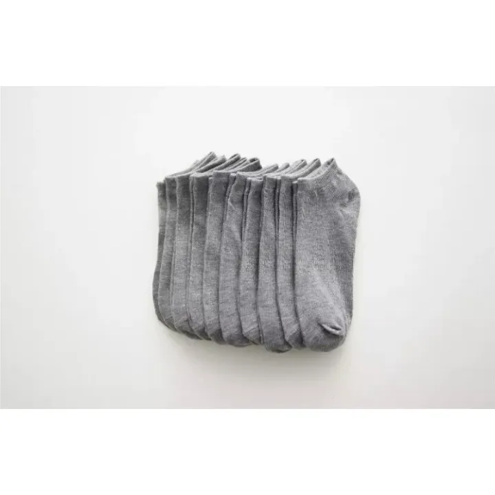 Short Ankle Solid Color Breathable Socks