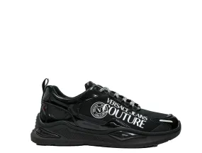 Versace Jeans Men's Black Patent Sneaker 74YA3SS1 30% OFF