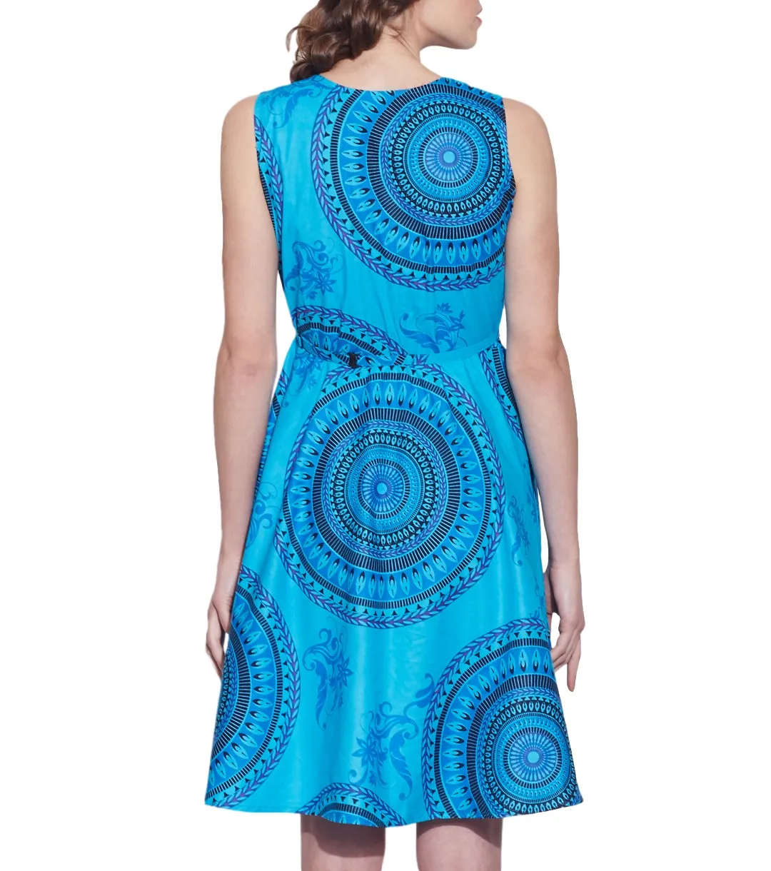 Womens Accessories Cotton Printed Dress,Machine Washable,W-CPD46-1603,Size-46 Inch