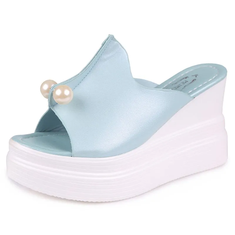 Women's Summer High Platform Flip Flops