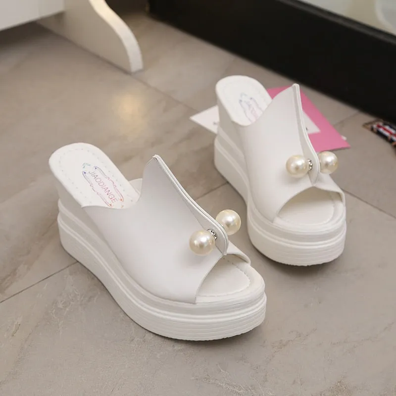 Women's Summer High Platform Flip Flops
