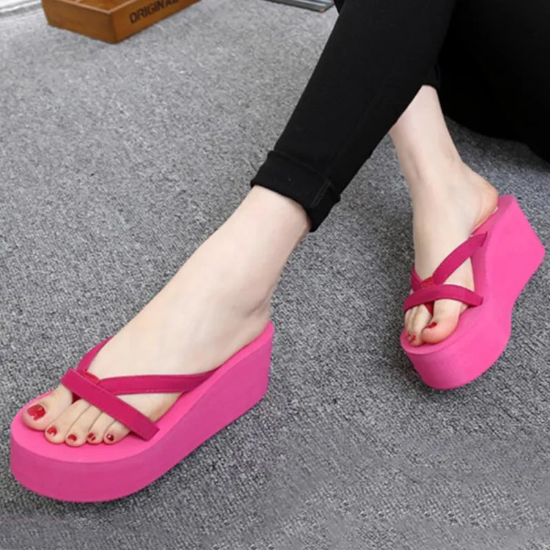 Women's Summer Wedges Platform Sandals | Beach Flip Flops